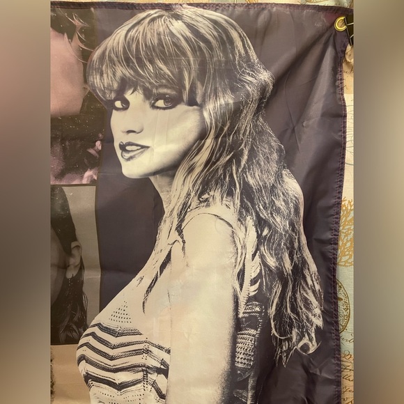 Taylor Swift Cloth Tapestry Flag Large Eras Pop Artist Kansas City Chiefs Queen - Picture 3 of 9